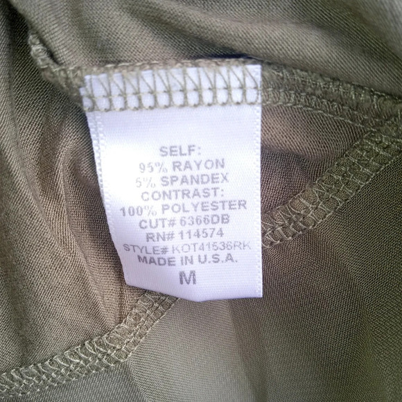 Pleione Tunic with Mesh v neck and lower back detail sz Medium - Picture 4 of 7